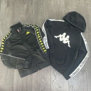 2 for 25 Boys KAPPA hoodie and zipper jacket